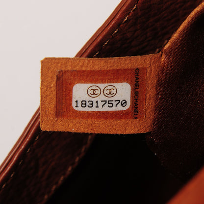 Chanel Suede Coco Twin Large Flap Marron 8 of 9