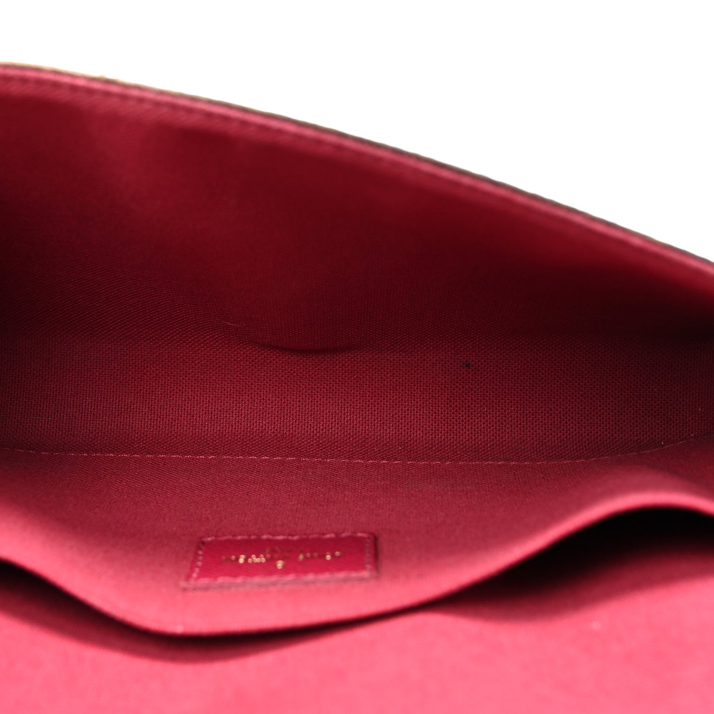 Monogram Pochette Felicie Chain Wallet Fuchsia