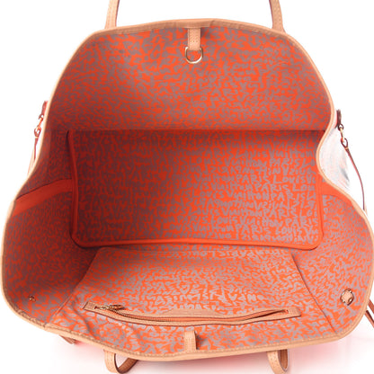 Louis Vuitton Monogram Graffiti Neverfull GM Orange 5 of 14