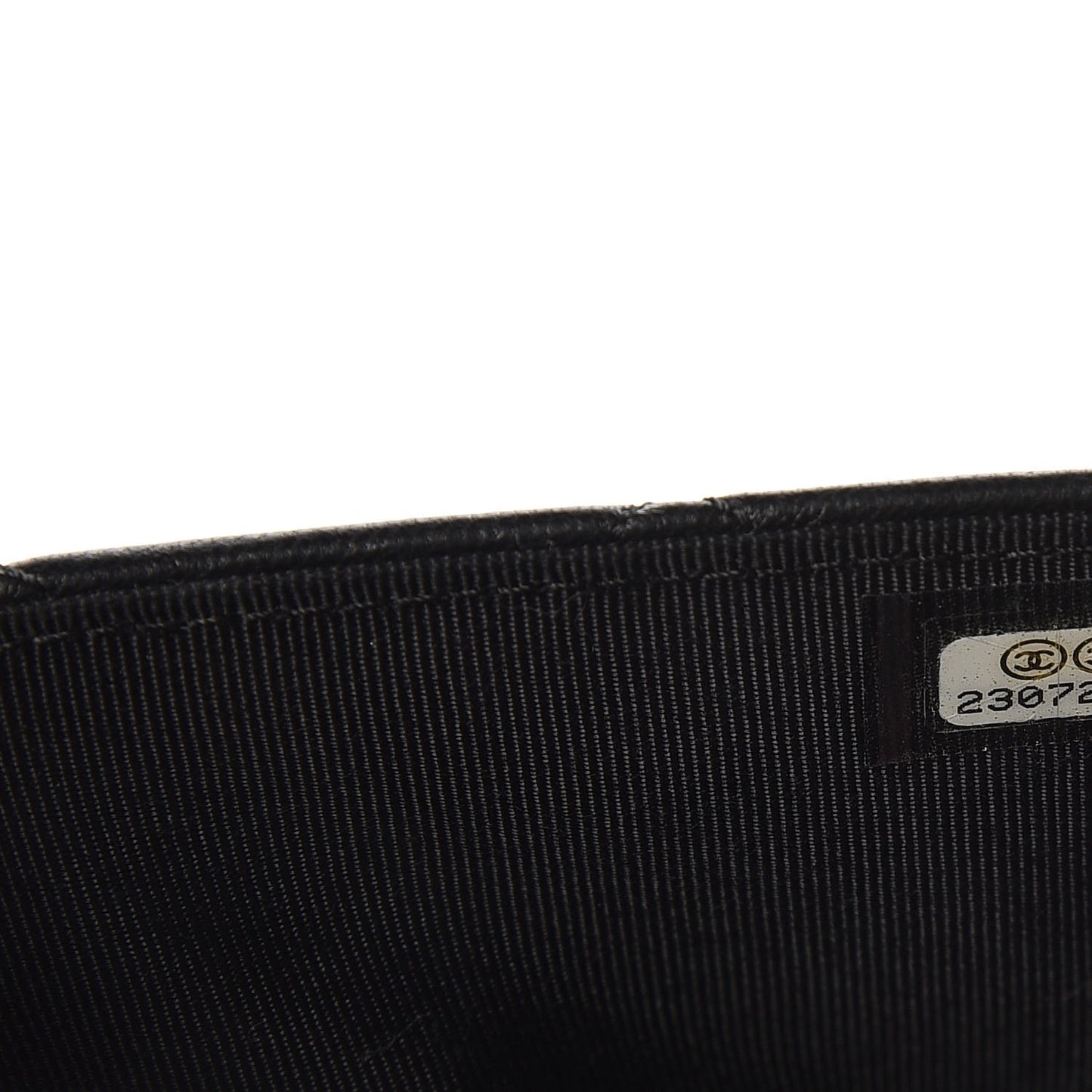 Lambskin Quilted Wallet On Chain WOC Black