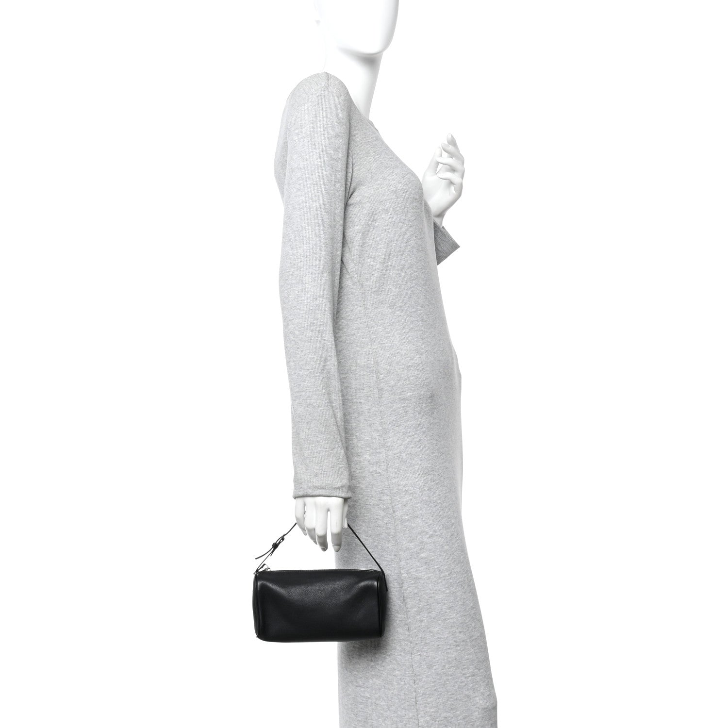 The Row Grained Calfskin 90's Bag Black 2 of 10