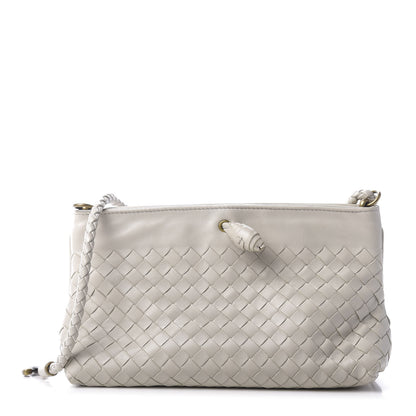 Bottega Veneta Nappa Intrecciato Mini Shoulder Bag Cream 1 of 9