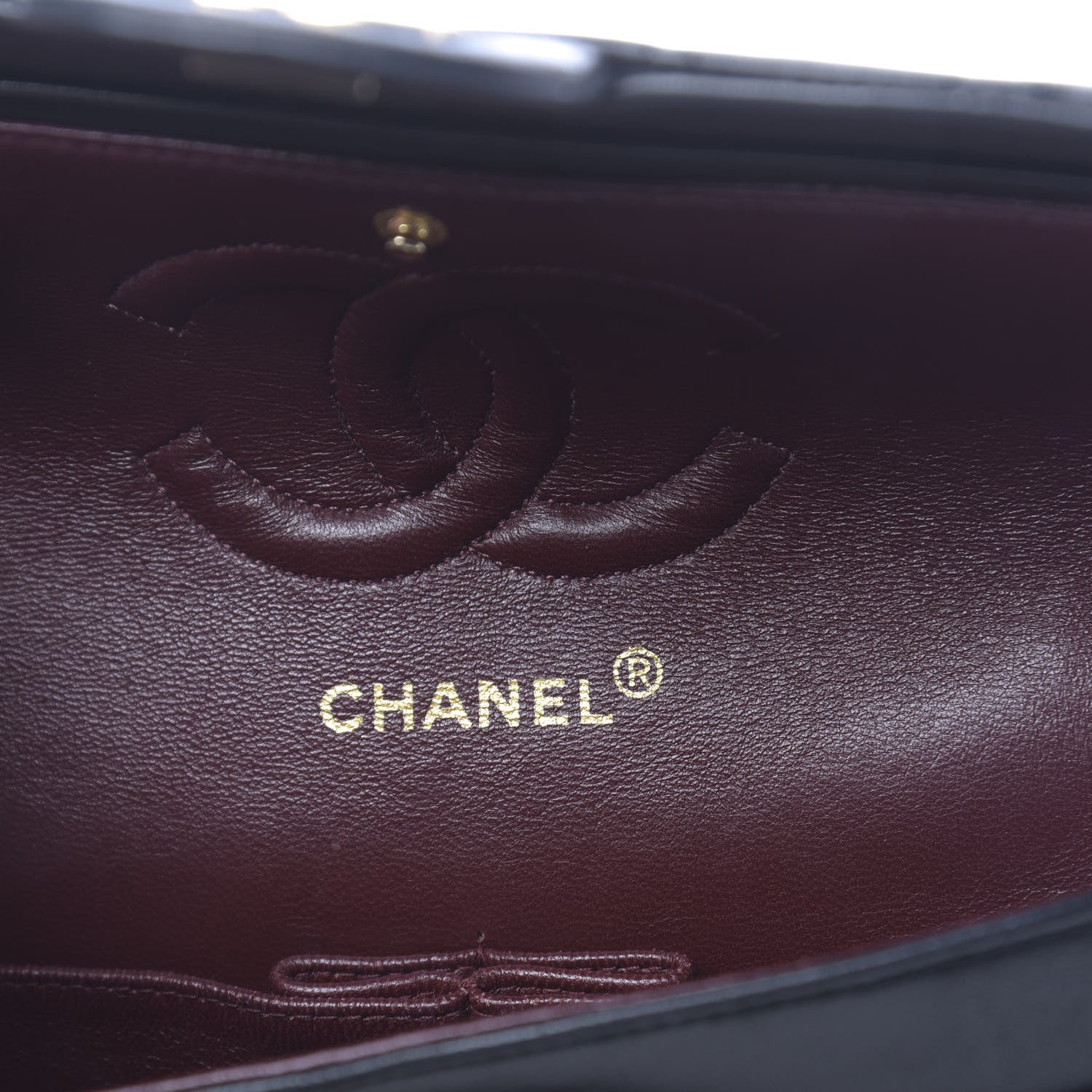 Chanel Lambskin Quilted Medium Double Flap Black 6 of 14