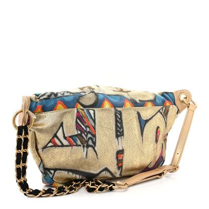 Chanel Graffiti Printed Canvas Street Spirit Waist Belt Bag Multicolor 3 of 15