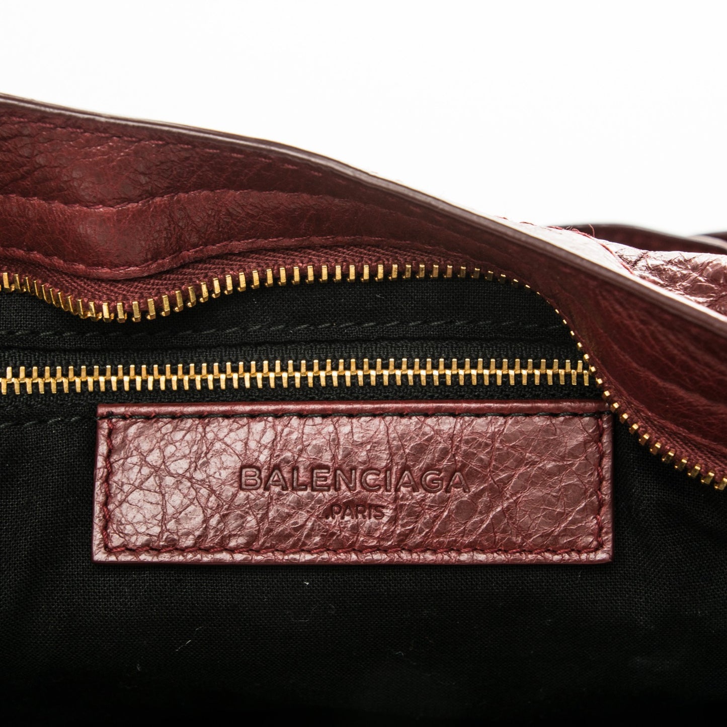 Agneau Giant 12 Gold Hardware City Rouge Cerise