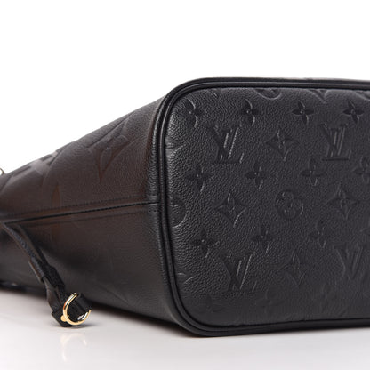 Louis Vuitton Empreinte Monogram Giant Neverfull MM Black 6 of 10
