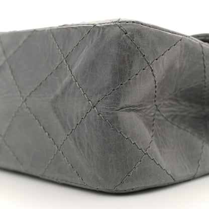 Chanel Aged Calfskin Quilted 50th Anniversary 2.55 Reissue 227 Flap Grey 10 of 17
