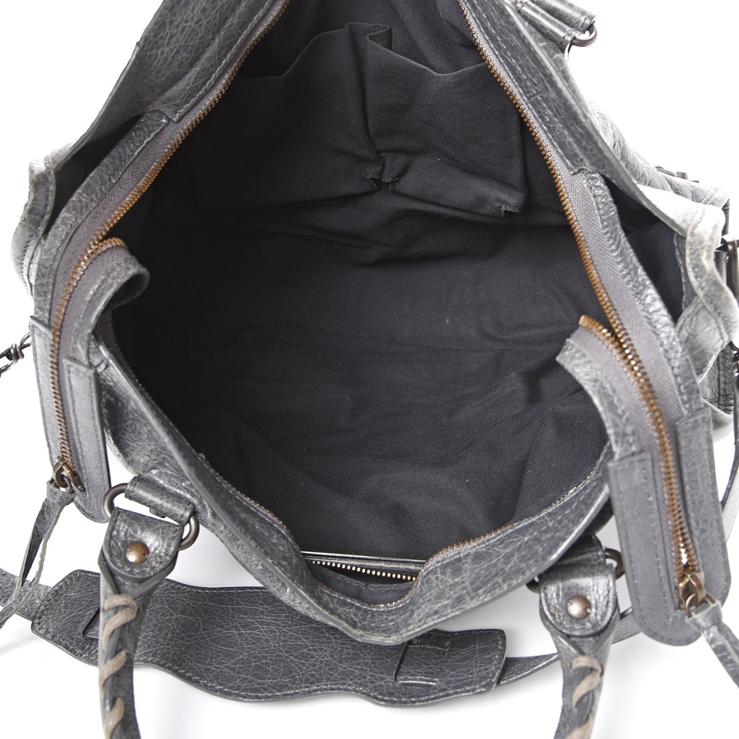 Balenciaga Agneau Classic Hardware City Gris Tarmac 4 of 12