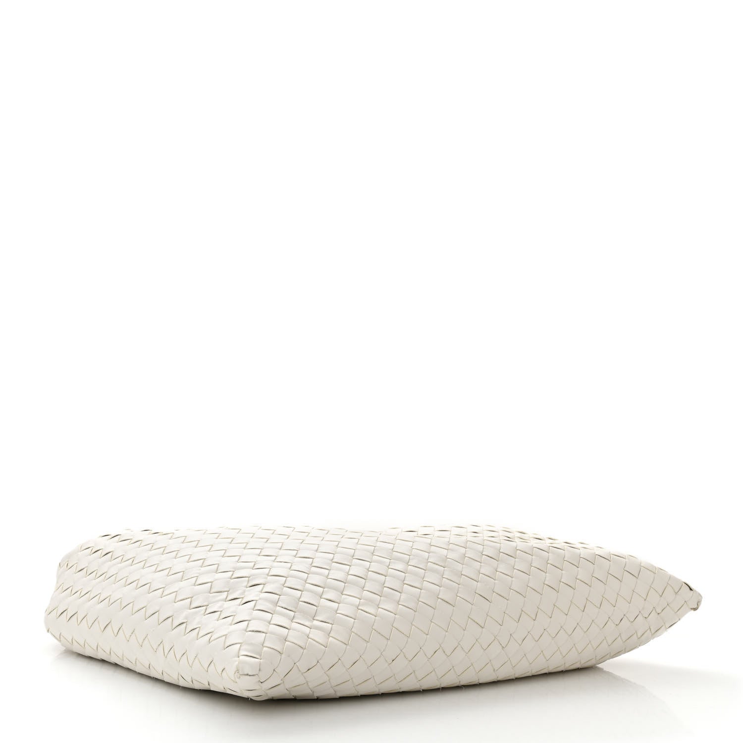 Bottega Veneta Calfskin Intrecciato Large Hop White 4 of 10