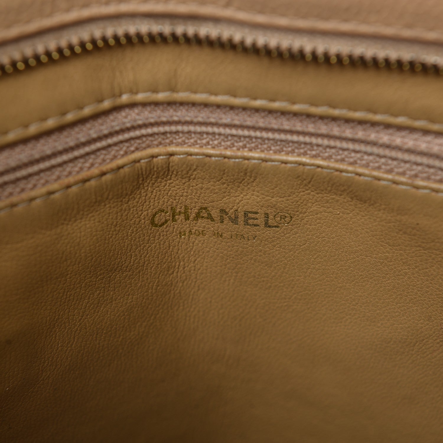 Chanel Caviar Quilted Medallion Tote Beige 6 of 10