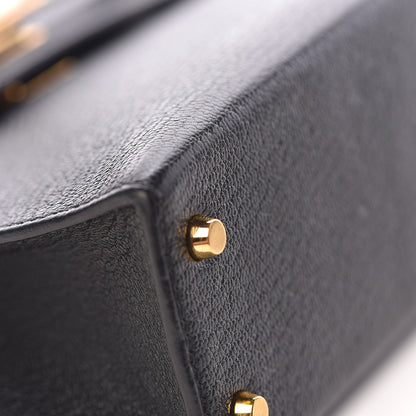 Hermes Chevre Mysore Mini Kelly Sellier 20 Black 27 of 35