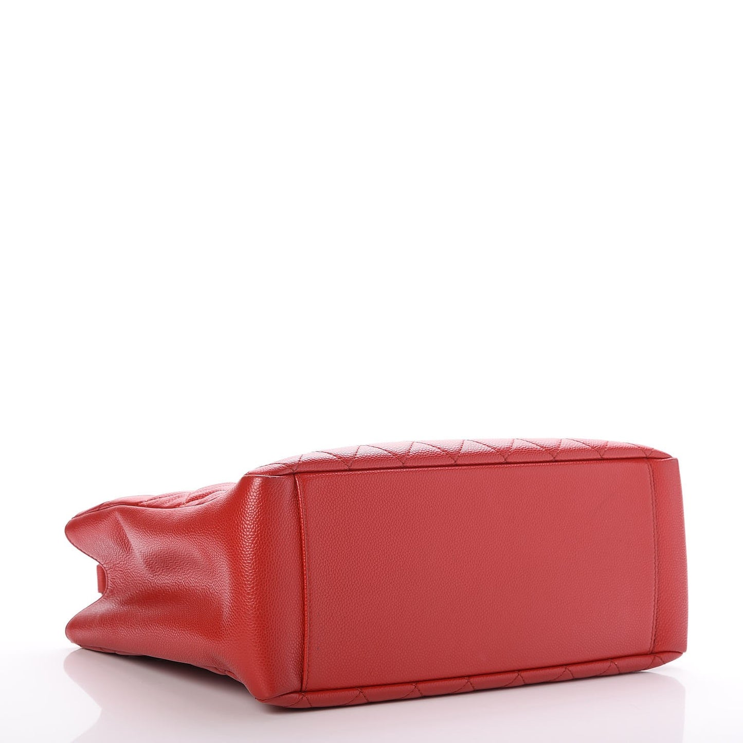 Caviar Quilted Grand Shopping Tote GST Red