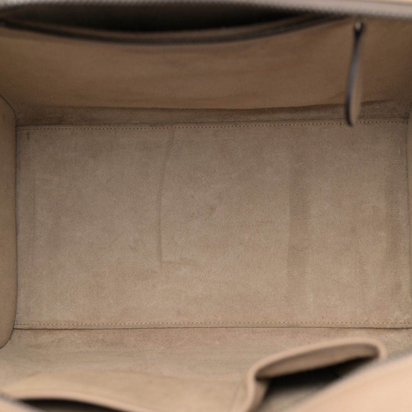 Drummed Calfskin Mini Luggage Dune