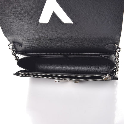 Louis Vuitton Epi Twist Chain Wallet Black 5 of 8