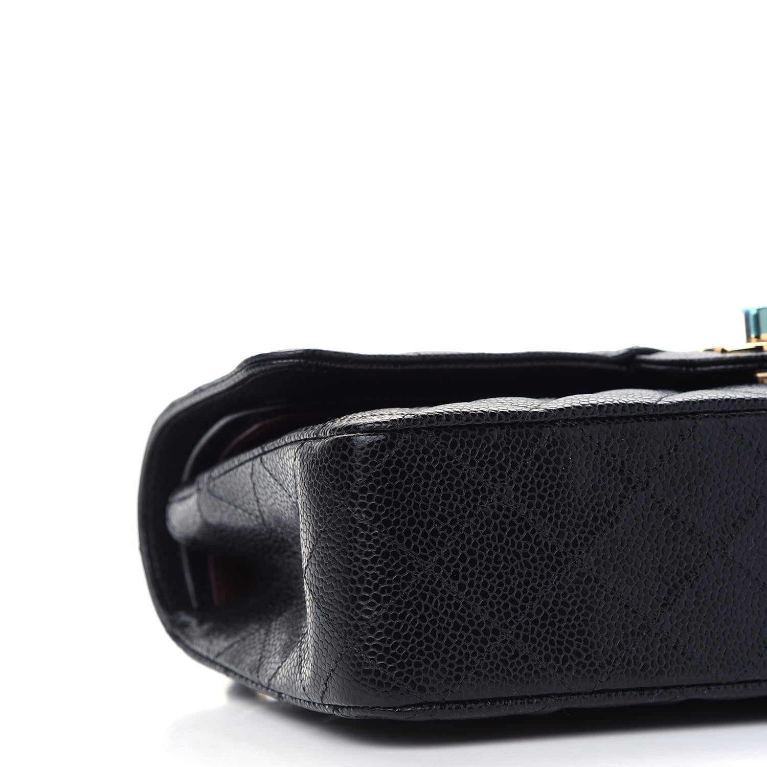 Chanel Caviar Quilted Medium Double Flap Black 8 of 9