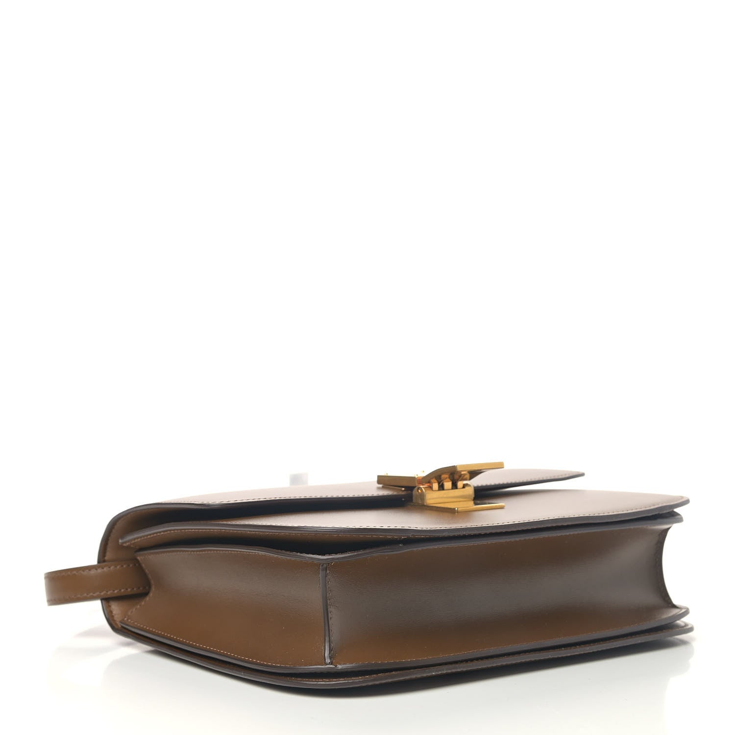 Celine Box Calfskin Medium Classic Box Flap Bag Camel 3 of 4