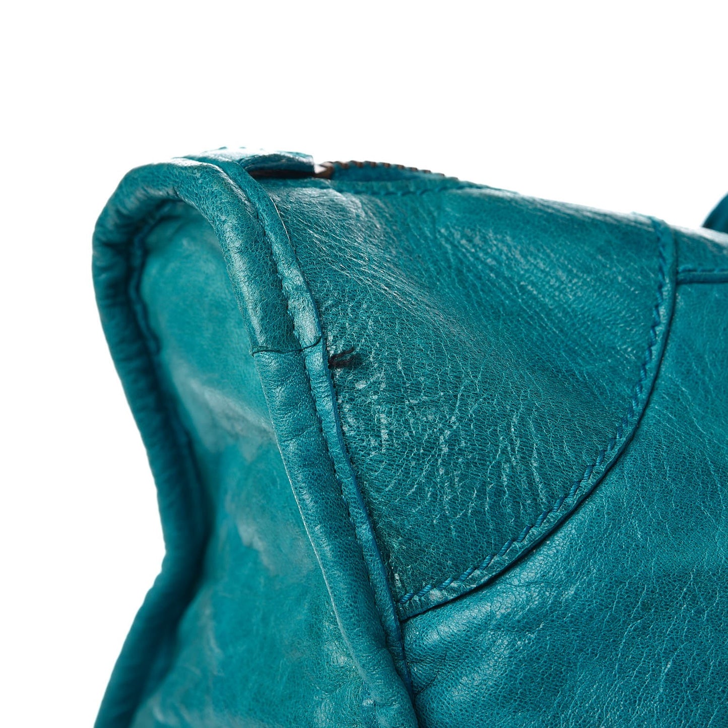 Agneau Classic Hardware Weekender Turquoise