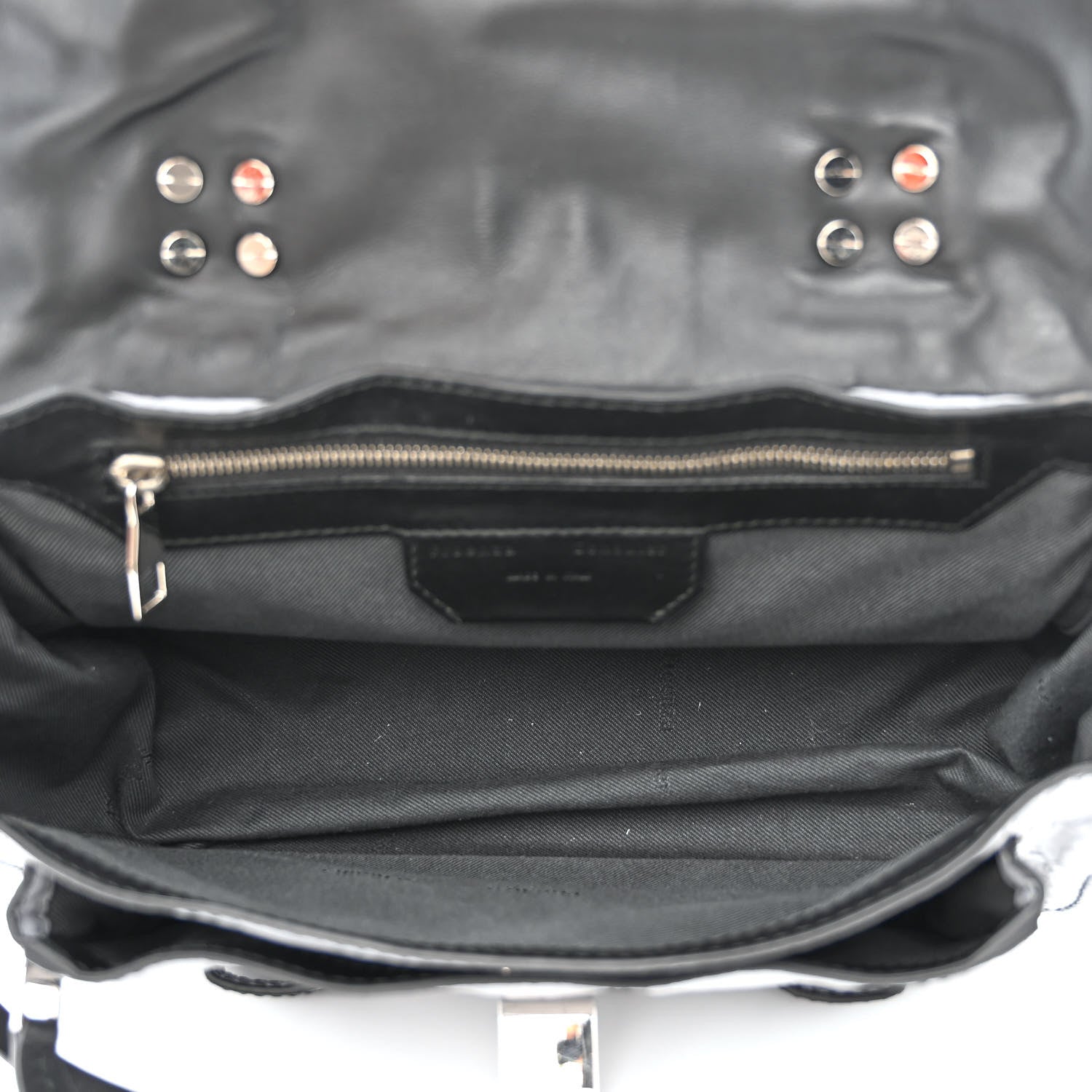 Proenza Schouler Paper Lambskin Tiny PS1 Plus Zip Satchel Dove Grey 5 of 11