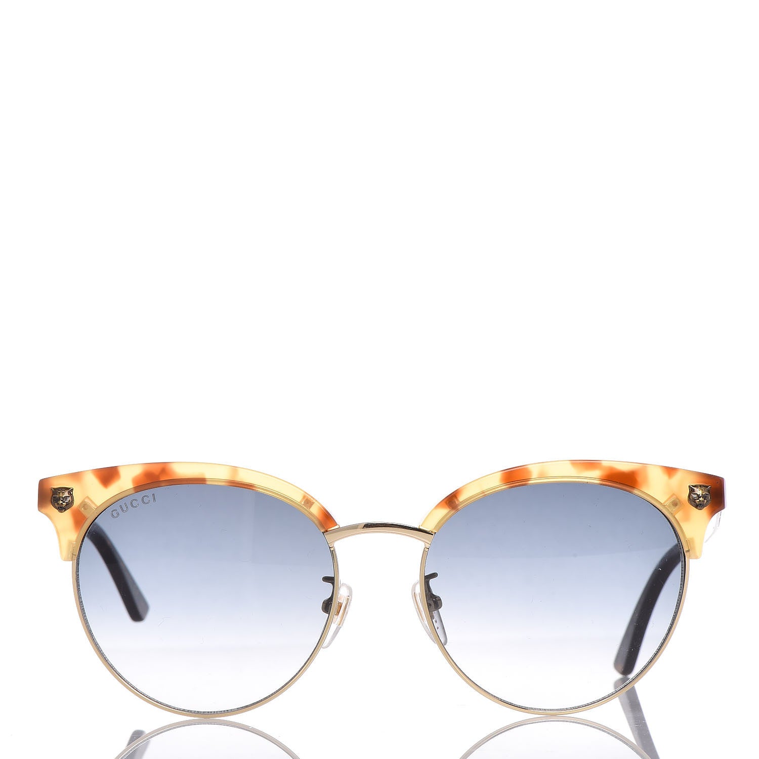 Gucci Metal Tiger GG0222SK Sunglasses Tortoise 3 of 6