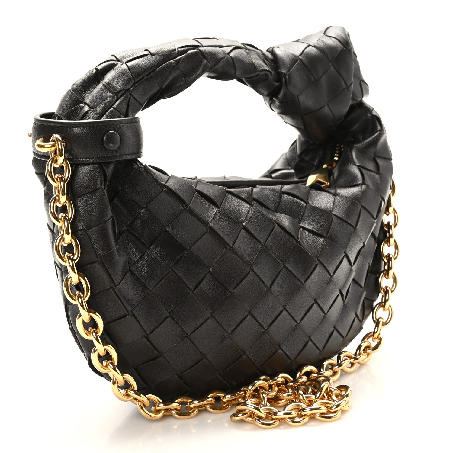 Bottega Veneta Nappa Intrecciato Mini Chain Jodie Fondant 3 of 9