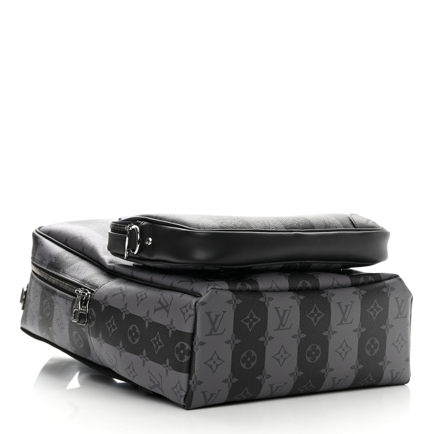 X NIGO Monogram Eclipse Stripes LV Heart Modular Utilitary Backpack