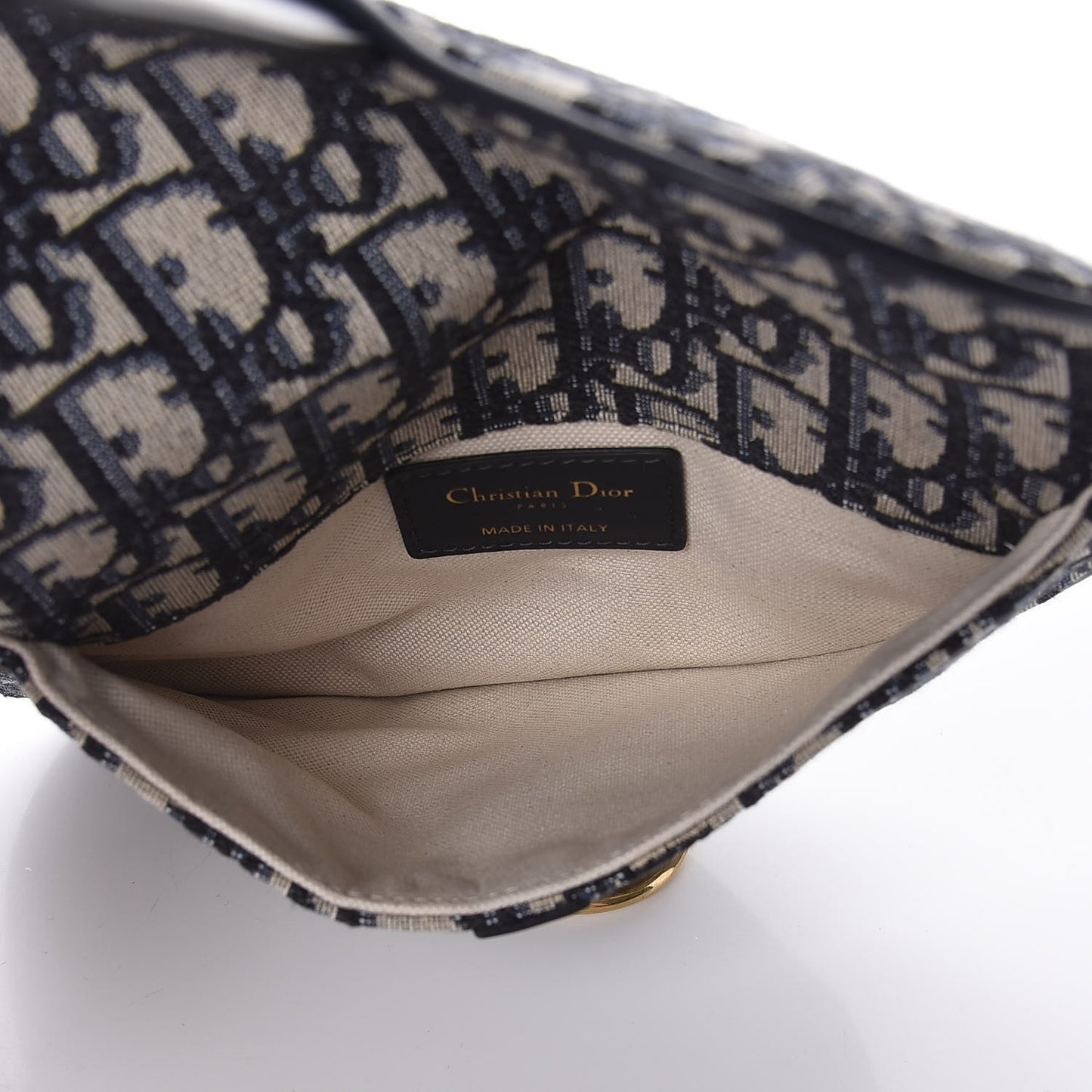 Oblique Saddle Belt Bag Blue