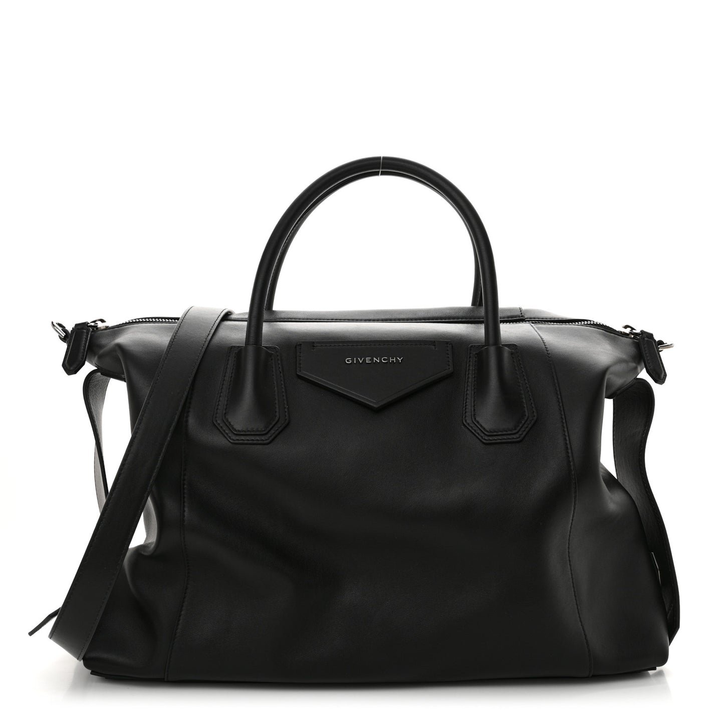 Smooth Calfskin Medium Soft Antigona Black