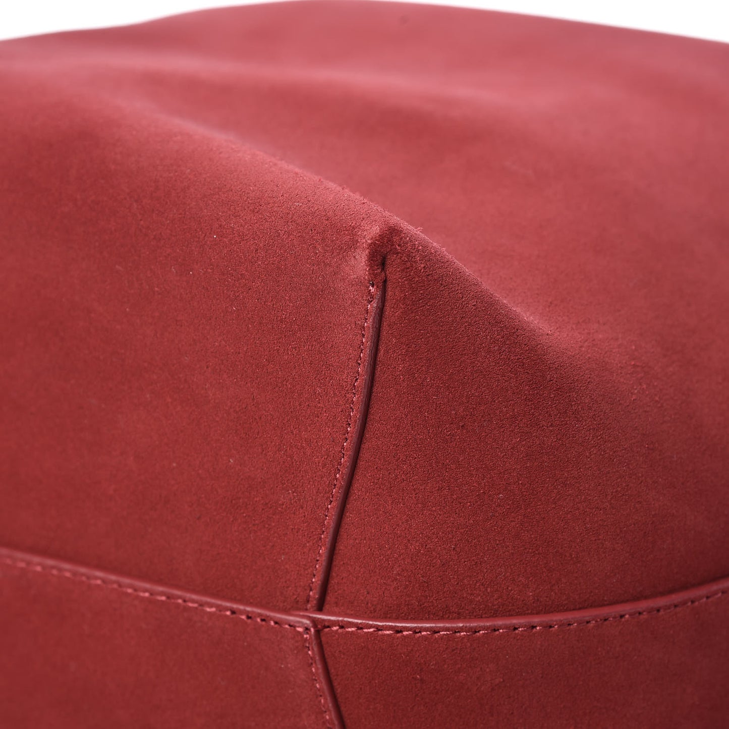 Suede Bucket Bag Rococo