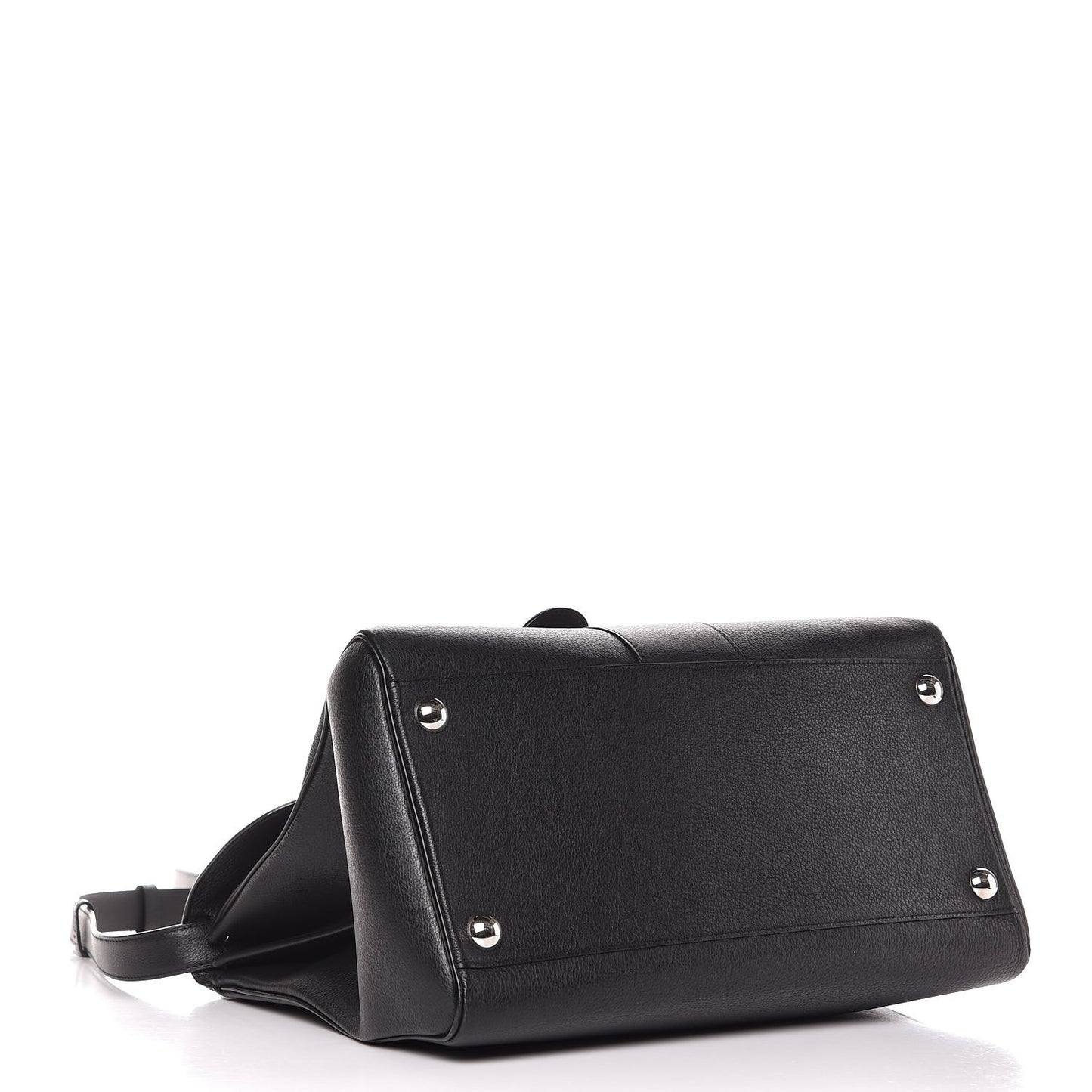 Grained Calfskin GM Brillant Satchel Black
