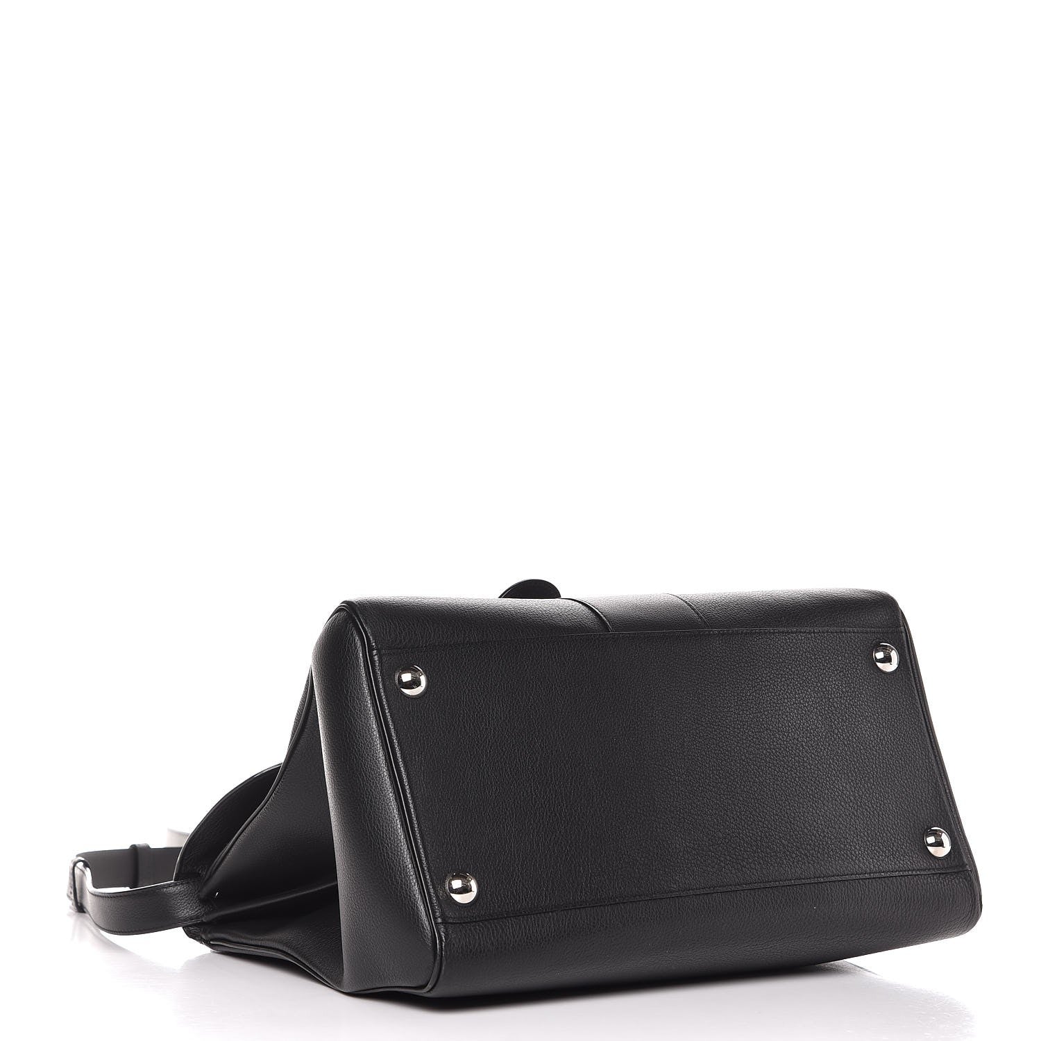 Delvaux Grained Calfskin GM Brillant Satchel Black 4 of 8
