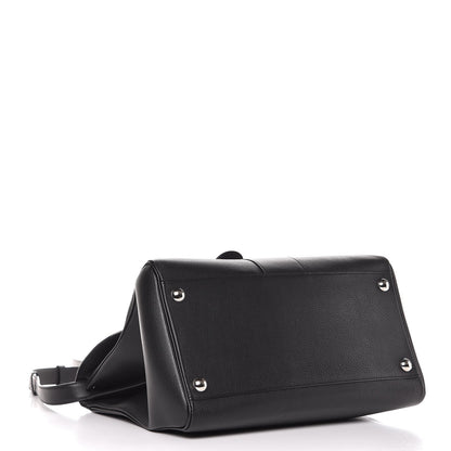 Delvaux Grained Calfskin GM Brillant Satchel Black 4 of 8