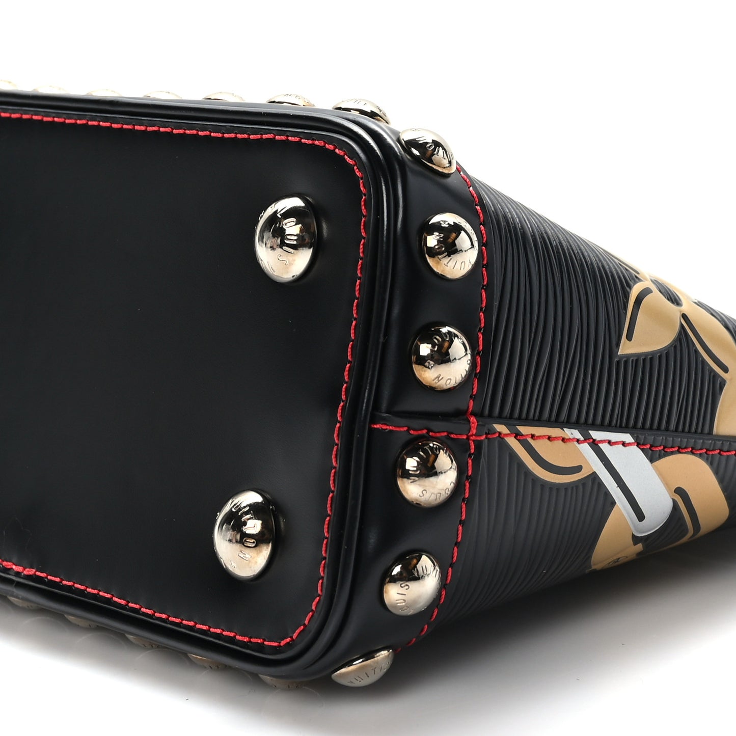 Epi Chain Flower Print Mini Lockit Black