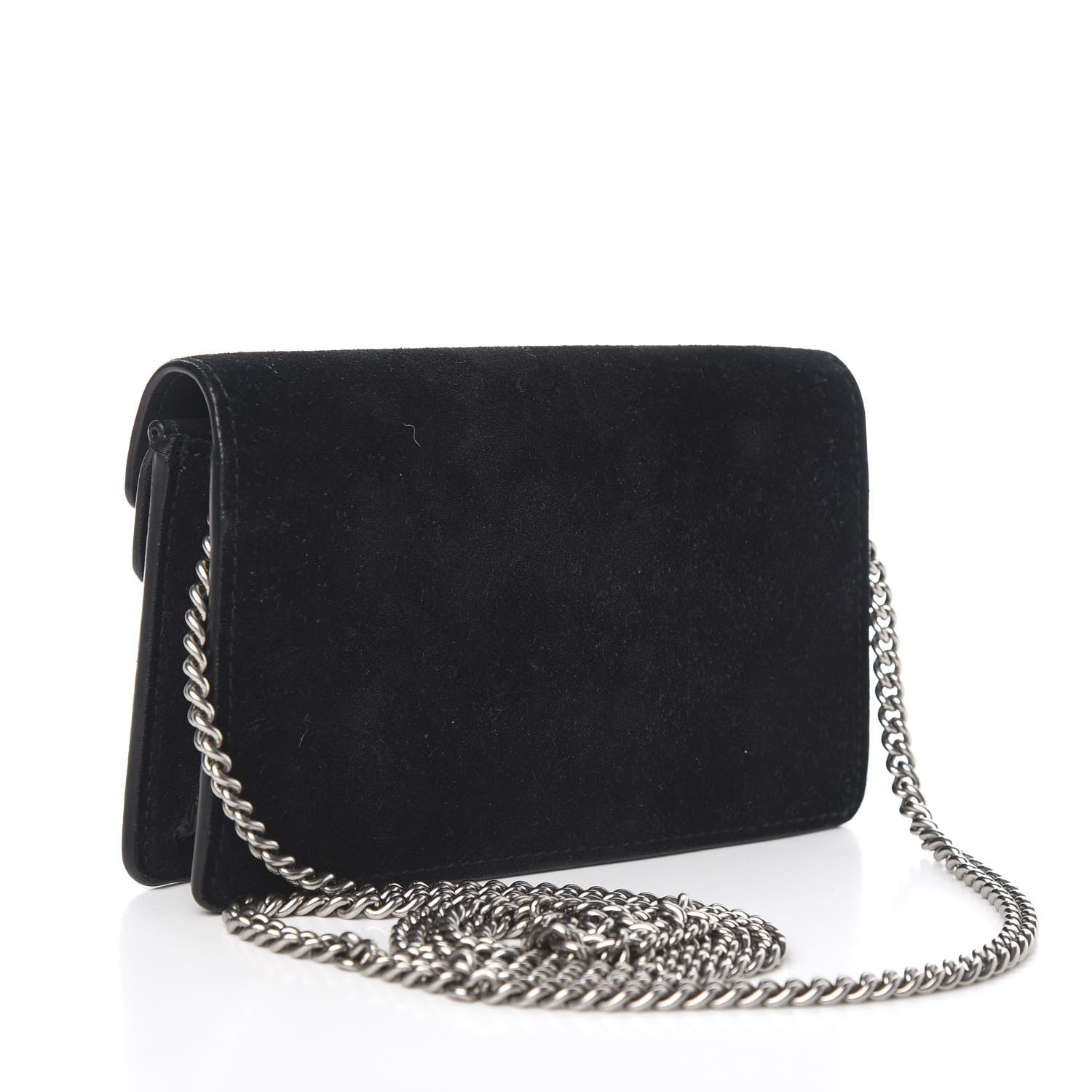 Gucci Velvet Super Mini Dionysus Shoulder Bag Black 3 of 9