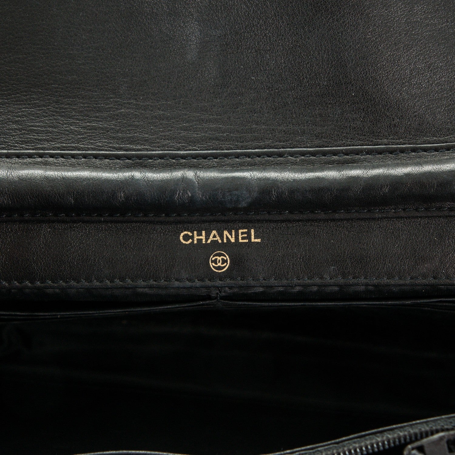 Chanel Patent Timeless CC Wallet On Chain WOC Black 6 of 8