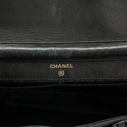 Chanel Patent Timeless CC Wallet On Chain WOC Black 6 of 8