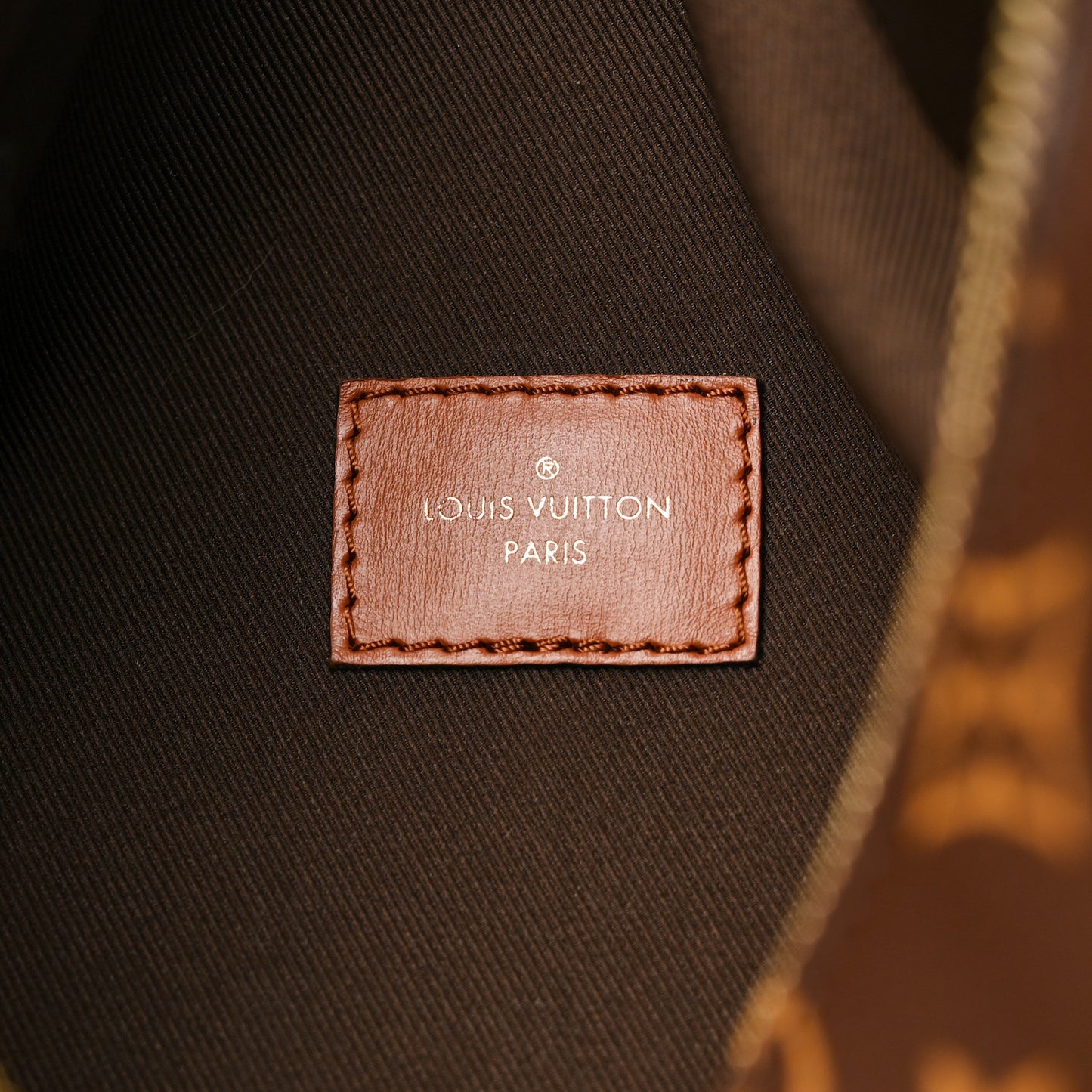 Reverse Monogram Loop Hobo