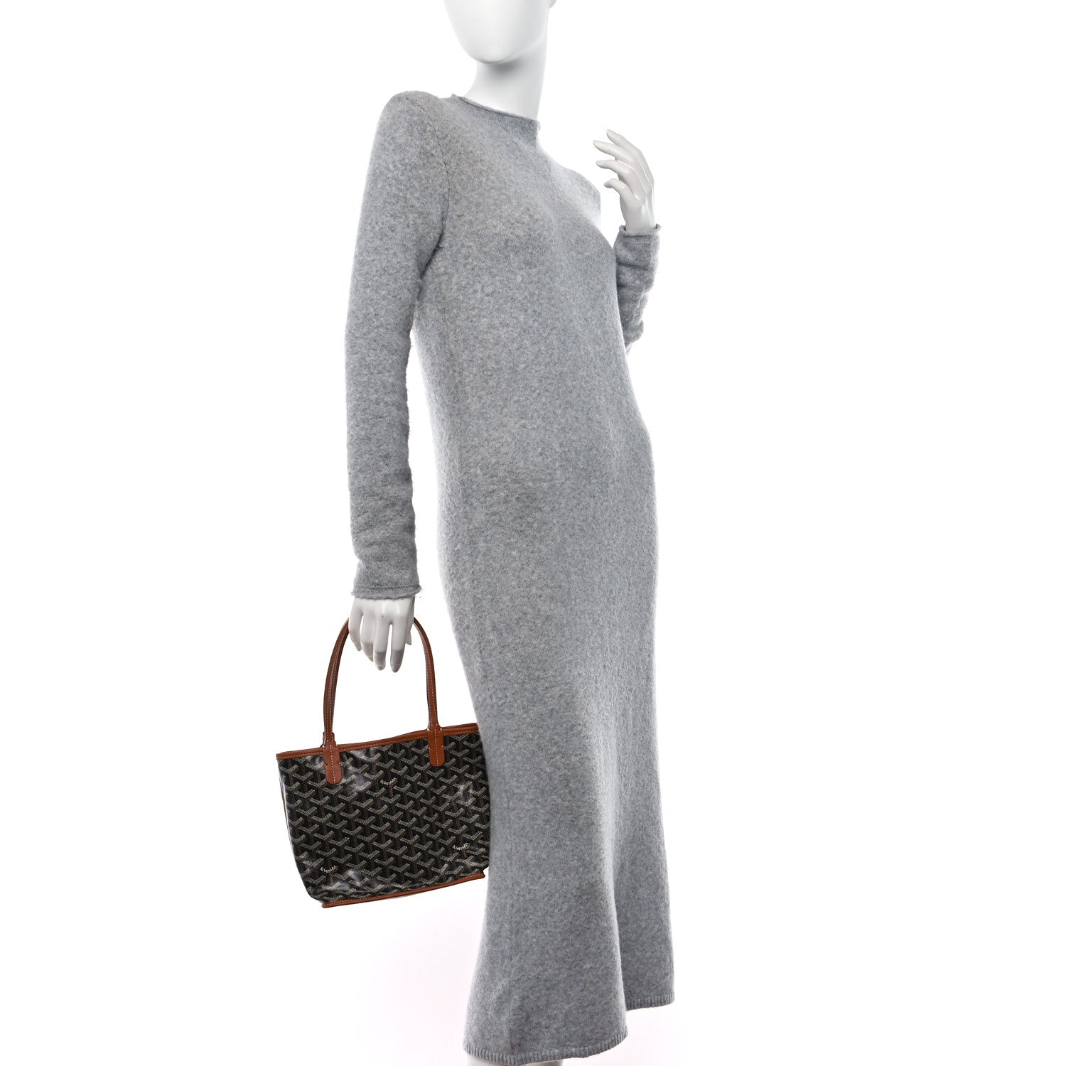 Goyard Goyardine Reversible Mini Anjou Black Gold 2 of 16