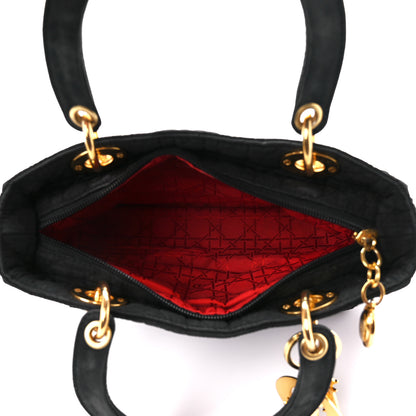 Christian Dior Nylon Cannage Large Lady Dior Black 5 of 11