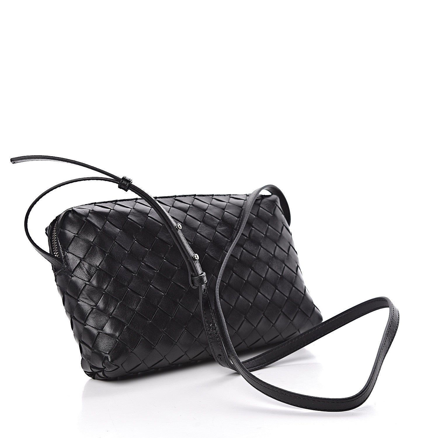 Bottega Veneta Nappa Intrecciato Crossbody Black 3 of 9