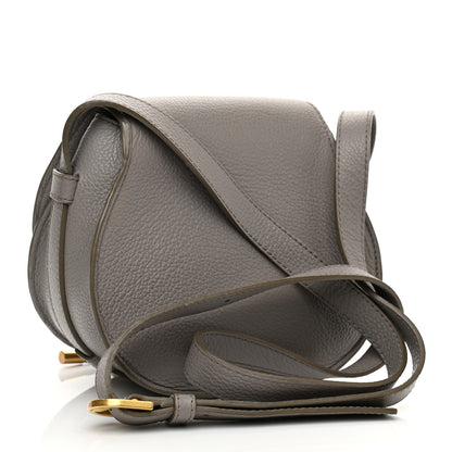 Chloe Calfskin Mini Marcie Round Crossbody Bag Cashmere Grey 3 of 12