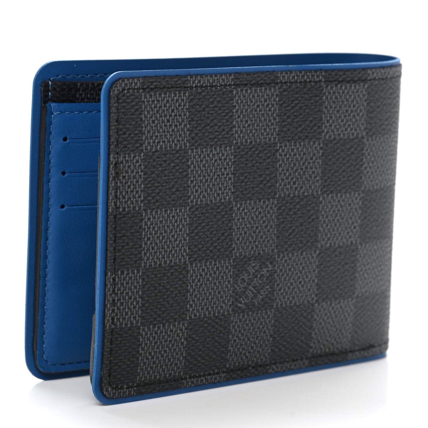 Damier Graphite Slender Wallet Blue