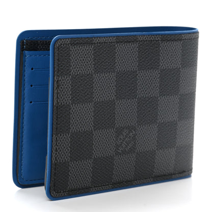 Louis Vuitton Damier Graphite Slender Wallet Blue 3 of 7