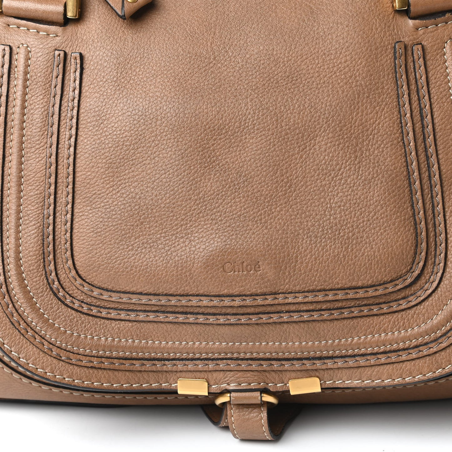Calfskin Medium Marcie Satchel Nut