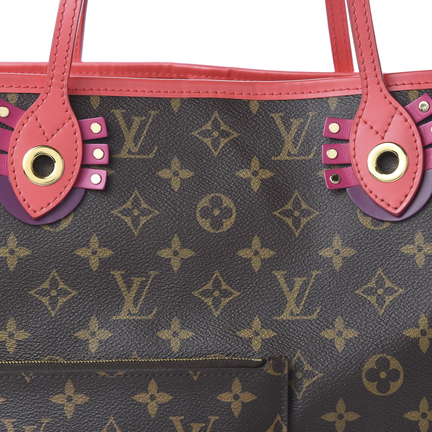 Louis Vuitton Monogram Totem Neo Neverfull MM Flamingo 9 of 9