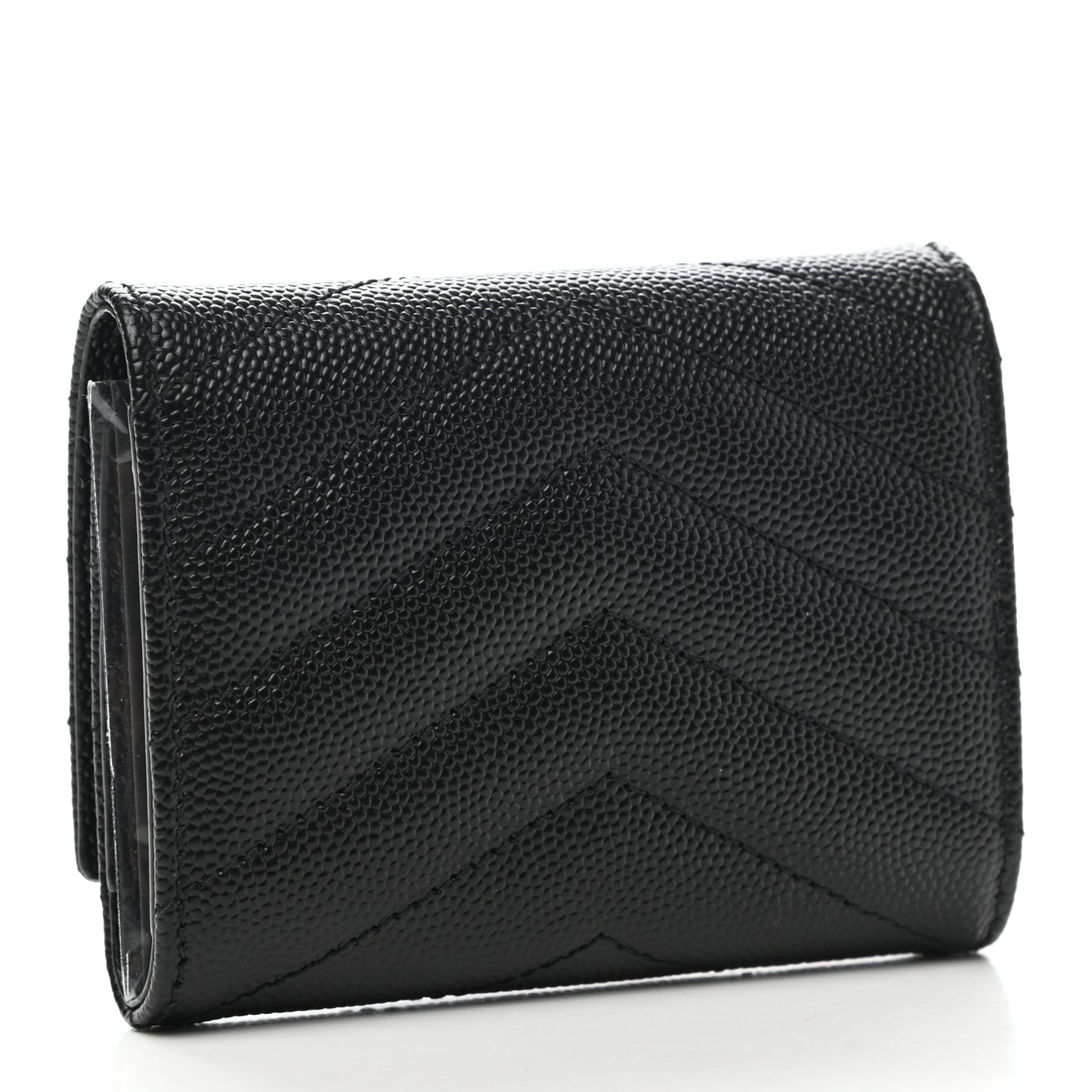 Grain De Poudre Matelasse Cassandre Monogram Slim Key Case Black