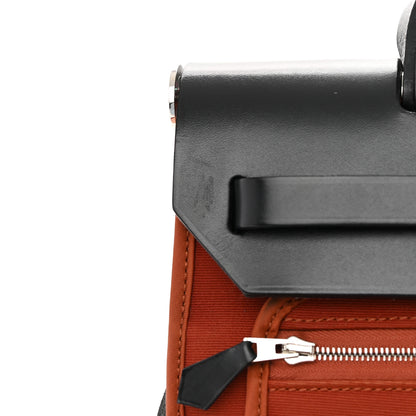 Hermes Vache Hunter Toile Herbag Zip 31 PM Cuivre Black 13 of 15