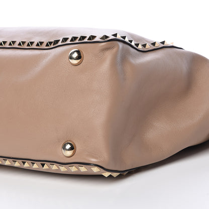 Valentino Garavani Vitello Medium Rockstud Tote Alpaca 12 of 13