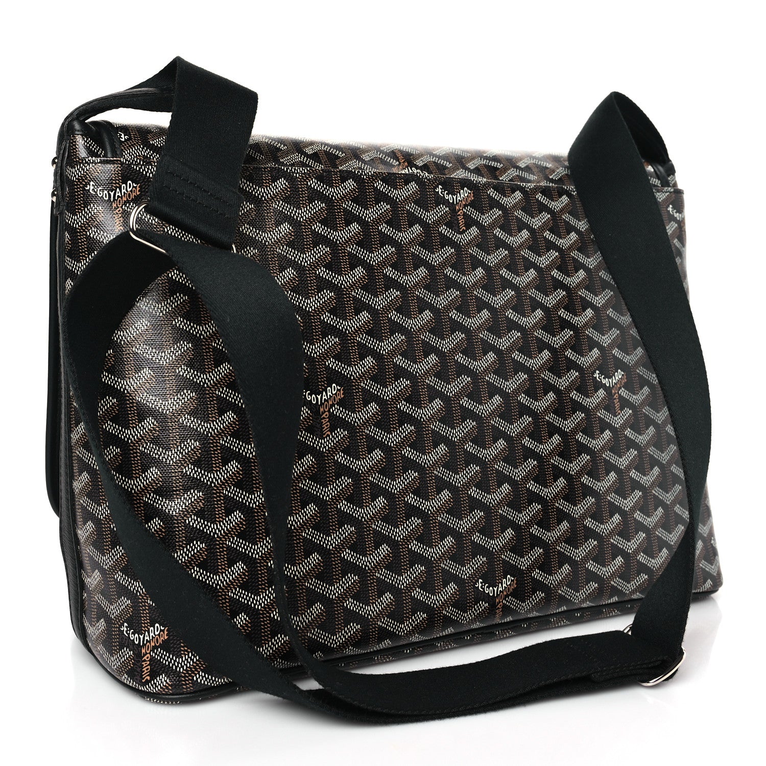 Goyard Goyardine Capetien Messenger Bag Black 3 of 9