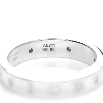 Bulgari 18K White Gold 7 Diamond B.Zero1 Essential Band Ring 68 12.25 4 of 4