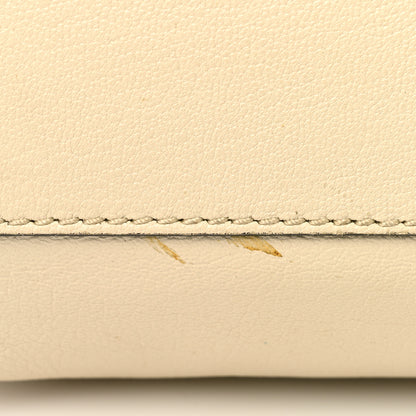 Fendi Goatskin Elaphe Medium Peekaboo Iconic Satchel Latte Natural 11 of 17